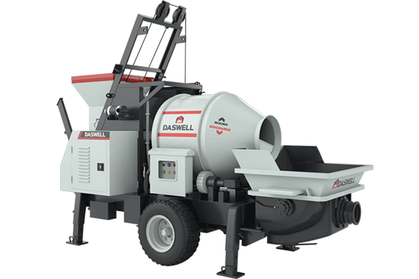 Diesel Concrete Mixer with Pump Daswell